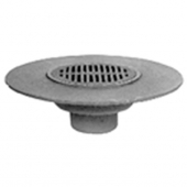 Zurn ZN530-2NL 9In Dia Adj Medium Duty Wide Flange Deck Drain w/