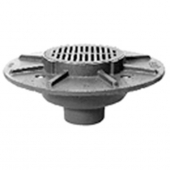 Zurn ZN533-3NH 9In Dia Heavy Duty Parking Deck Drain w/ Polished