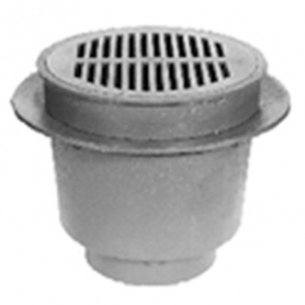 Zurn Z539-3IC<br> 12In Dia Heavy Duty Drain w/ Deep Sump