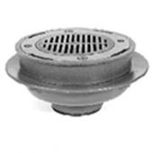 Zurn ZN540-3NL-H 12InDia Medium Duty Drain w/ Bucket & Polished