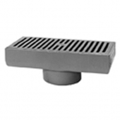 Zurn ZN576-4NH<br> Gutter Drain w/ Polished Nickel Grate