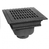 Zurn ZN662-3NL 16In Sq Heavy Duty Drain w/ Polsihed Nickel Grate