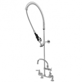 Zurn Z842X-AF-DM Deck Mounted Pre-Rinse And Pot Filler Unit With Check Stops