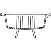 Zurn P1955-BUCKET<br> Drain Bucket for Z-1955 Receptor