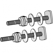 BS12260, Closet Bolts -Anti Corrosive Steel -1/4&quot;&quot;X2-1/4&quot;&quot; -Case