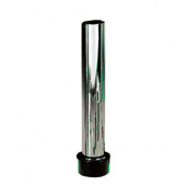 CHG E15-0222 Overflow Nickel Plated 1" X 7" w/Grommet