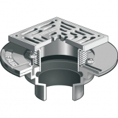 MIFAB F1102-C-S5-1 SQUARE FLOOR DRAIN FOR MEMBRANE FLOOR AREAS