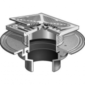 MIFAB F1102-SD6-1 FLOOR DRAIN / SQ SOLID HINGE COVER / NON-FLOOR