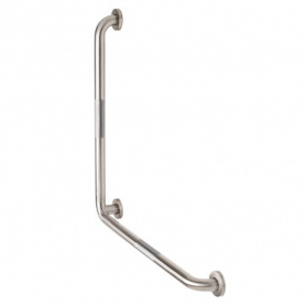 CHG GBS15-413030Q Grab Bar SS L-Shaped 1-1/2Saniguard 30 Knurled