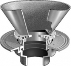 MIFAB-F1100-EG Oval Funnel Floor Drain For Non-Membrane Floor Areas