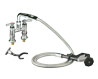 CHG KL56-2000 Series - Utility Spray, Deck Mount, Elevated Dridge, 4&quot; O.C. Faucets
