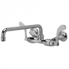 Zurn Z841I4 Service Sink Faucet  14in Tubular Spout  4in Wrist Blade Hles.