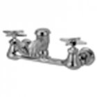 Zurn Z842L2-RC Sink Faucet  2-1/2in Vacuum Breaker Spout  Four-Arm Hles, Rough Chrome Plated