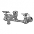 Zurn Z842N2-RC Sink Faucet  6in Vacuum Breaker Spout, Four-Arm Hles  3/4in Hose End , Rough Chrome P