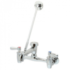 Zurn Z843M1-XL Sink Faucet  6in Vacuum Breaker Spout, Lever Hles, Pail Hook, 3/4in Hose End  Brace L