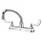 Zurn Z871J4-XL Kitchen Sink Faucet  9-1/2in Tubular Spout  4in Wrist Blade Hles. Lead-free