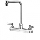 Zurn Z871S1-XL Lead-Free Kitchen Sink Faucet  8in Bent Riser Spout  Lever Hles.