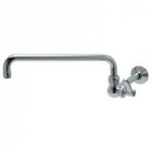 Zurn Z875H1-8XT-15F Wall-Mounted Faucet  12in Tubular Brass Swing Spout  Lever Hle.