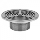 Zurn ZS400BS Round Type &quot;BS&quot; Stainless Steel Strainer w Slotted Openings