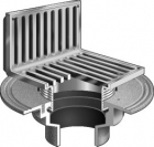 MIFAB-F1100-AS Floor Drain With Angle Strainer For Non-Membrane Floor Areas