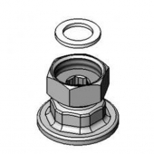 T&amp;S BRASS 00AA 1/2&quot; NPT FEMALE ECCENTRIC FLANGED INLET