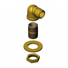 Click to expand T&S BRASS 016876-45K 1/2" INLET ELBOW KIT (SWEAT FITTING)