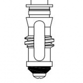 Hydrant Repair Part for PRIER*Stem End, C-134* Stem Style &quot;G&quot;