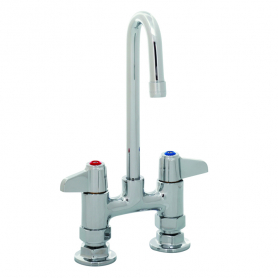 T&amp;S BRASS 5F-4DLS03 EQUIP 4IN DECK MOUNT BASE FAUCET