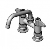 T&amp;S BRASS 5F-4DLS06 EQUIP 4IN DECK MOUNT SWIVEL BASE FAUCET