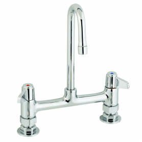 T&amp;S BRASS 5F-8DLX03 EQUIP FAUCET8IN CENTERS DECK MOUNT 3IN SPOUT