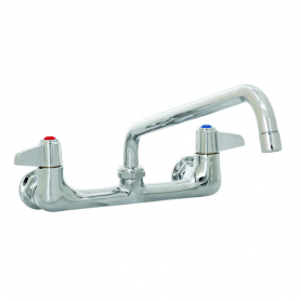 T&amp;S BRASS 5F-8WLX10 EQUIP FAUCET WALL MOUNT 8IN CTRS