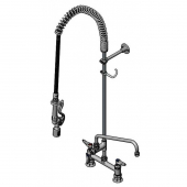 T&amp;S BRASS B-0123-ADF12-BJ EASY INSTALL PRE-RINSE 8&quot; DECK MOUNT