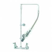 T&amp;S BRASS B-0131-CR-BC28H PRE-RINSE: 8&quot; WALL MOUNT OVERHEAD RH
