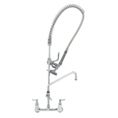 T&amp;S BRASS B-0133-063X  PRE-RINSE UNIT: WALL MOUNT 8&quot; CENTERS