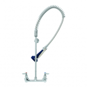 T&amp;S BRASS B-0133-CR-B08C  EASY INSTALL PRE-RINSE:8&quot;C/C WALL MNT