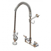T&amp;S BRASS B-0133-V-B EASY INSTALL PRE-RINSE UNIT: 8&quot; WALL MOUNT