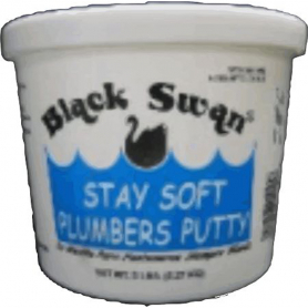 STAY SOFT PLUMBERS PUTTY - 5 Pound Tubs - (Case of 6)