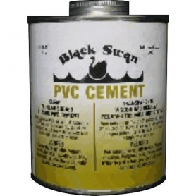 PVC CEMENT CLEAR- REGULAR BODIED  - 1/2 Pint Bottles - (Case of 24)