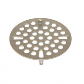 CHG D10-X013 Flat Strainer Stainless Steel 3&quot; Sink Opening