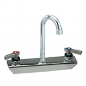 CHG KL45-8100-RE1 Wall Faucet 8&quot; Centers 3.5&quot; Swing Gooseneck