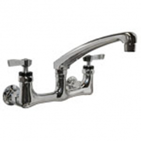 CHG Wl Mnt Fct, CP, 8IN Ctrs, Cmprsn Vlvs, 8IN Swng Arched Cast Spout, 2.2 gpm Aerator, Lever Hdls, Low Ld