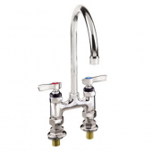 CHG KL57-4002-R Low Lead 4" Deck Mnt Faucet 6" Gooseneck Spout
