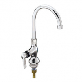 CHG Sgl Pantry Fct, 1/2IN Inlet, CP, Cmprsn Vlv, 6IN Swng Gsnk Spt, 2.2 gpm Aerator, Lever Hdl