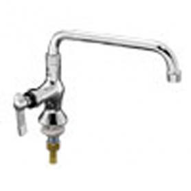 CHG Sgl Pantry Fct, 1/2IN Inlet, CP, Cmprsn Vlv, 8IN Hrzntl Swng Tblr Spout, 2.2 gpm Aerator, Lever Hdl, Low Ld