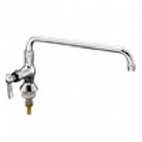 CHG Sgl Pantry Fct, 1/2IN Inlet, CP, Crmc Vlv, 12IN Hrzntl Swng Tblr Spout, 2.2 gpm Aerator, Lever Hdl, Low Ld