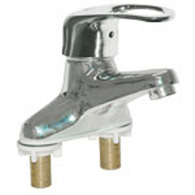 CHG Sgl Hdl Fct, 4IN Ctrs, CP, Crmc Vlv, Hot Limit Stop, 4.5IN (114mm) Cast Spout, Loop Hdl, Low Ld