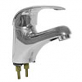 CHG Sgl Hdl Fct, 1/2IN Inlet, CP, Crmc Vlv, Hot Limit Stop, 4.5IN (114mm) Cast Spout, Extended Lever Hdl, Low Ld