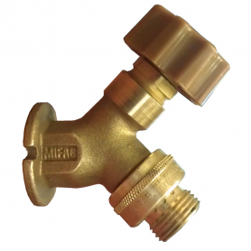 MHY-9040-NPB MIFAB 1/2in FPT Rough Brass with Tee Key- Low Lead
