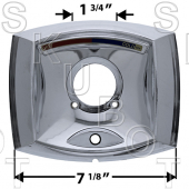 Replacement for Delta* Scld Grd* Escutcheon Flange W/Div Hole