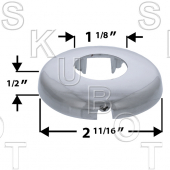 Replacement for Escutcheon Flange for Gerber* - Also fits Briggs